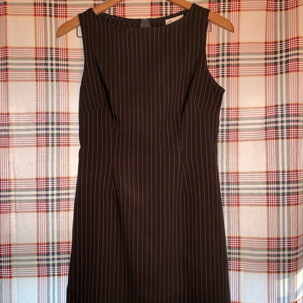 Chesley Black Stripped Dress